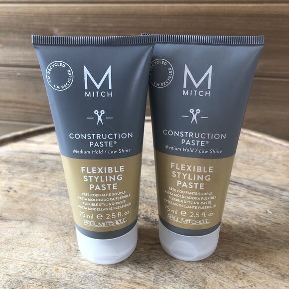 (2) Paul Mitchell Construction Styling Paste 2.5 oz Each - Picture 2 of 6